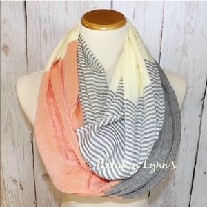 Colorblock Springtime Infinity Scarf